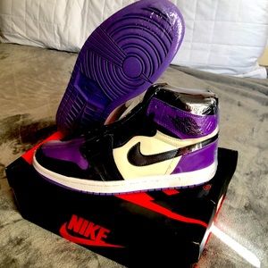 Air Jordan 1 “Court Purple” Size 9.5 Men’s.
